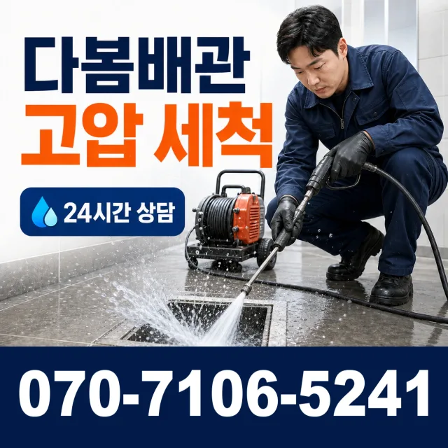 충남 예산군 오가면 원천외천길 배관고압세척 상담 이미지 4